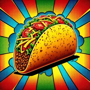 Poppin' Art Taco