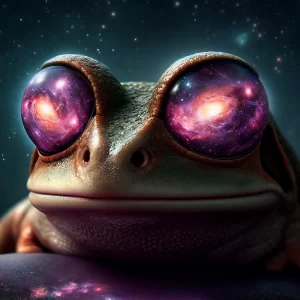 Cosmic Galaxy Frog