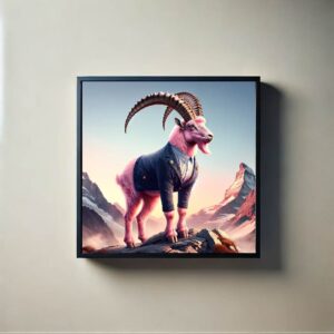 Preppy Mountaintop Ibex