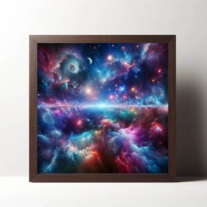 Vibrant Blast Through Space