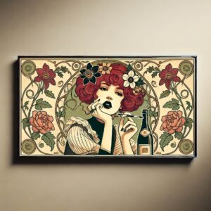 Art Nouveau Day Dreamer