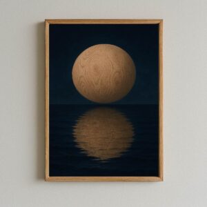 Still Sea Beneath the Wooden Mood